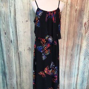 Xhilaration Butterfly Maxi Dress